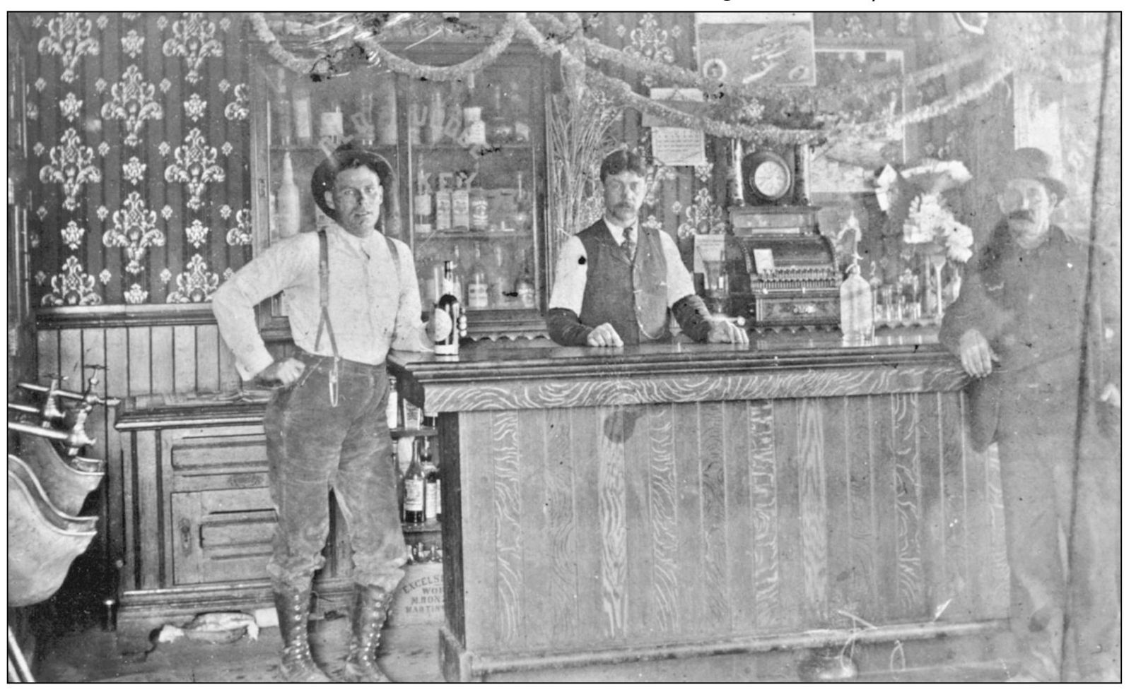 MAHONEYS SALOON This early-20th-century view shows Jerry Mahoney behind the - photo 10