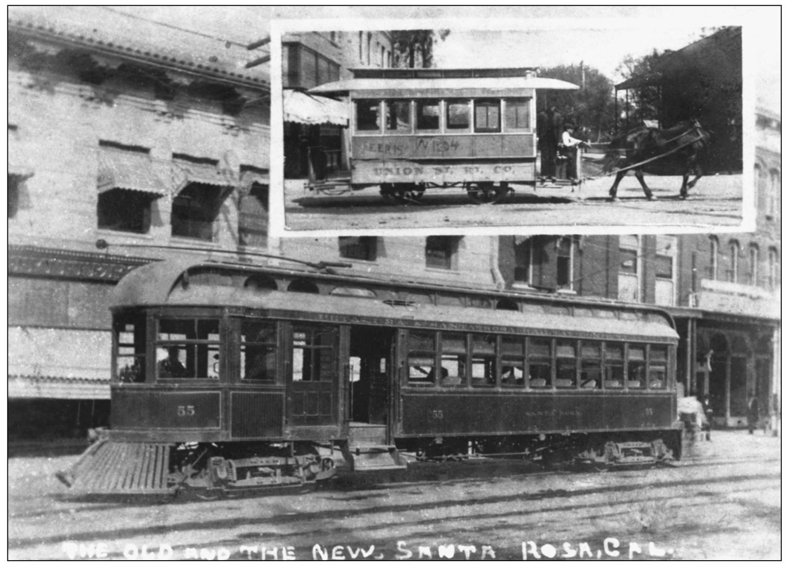 New and shiny electric-powered Petaluma and Santa Rosa Railway car No 55 - photo 3