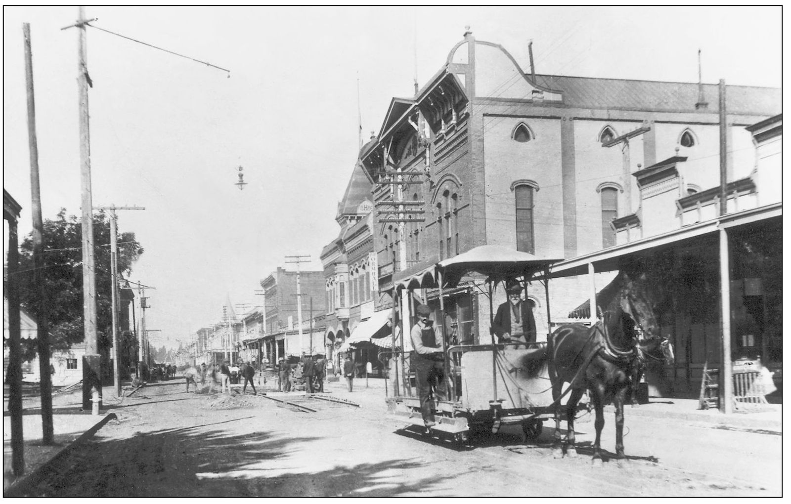 This 1905 photograph shows the antiquated Santa Rosa Street Railway during its - photo 9