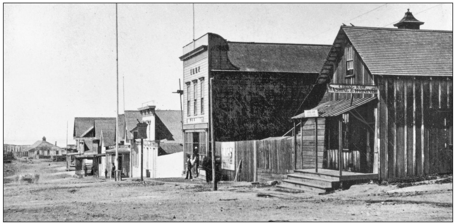 Above is a c 1900 picture of the Chinese laundry on the west side of Main - photo 4