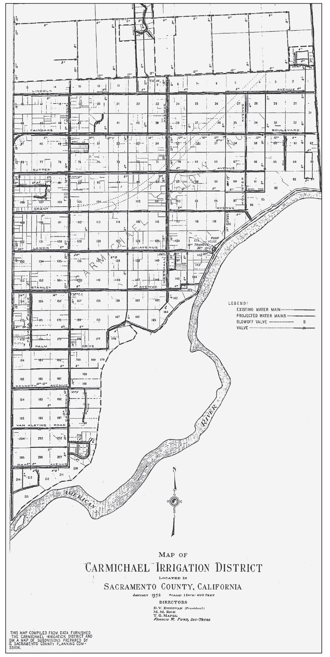 This is a map of Carmichael Colony No 1 The western boundary is Fair Oaks - photo 4