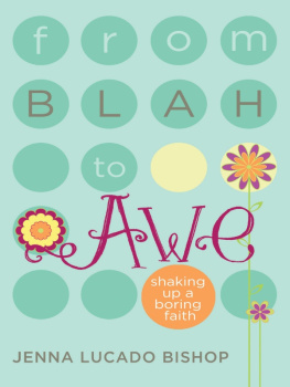 Jenna Lucado Bishop From Blah to Awe: Shaking Up a Boring Faith