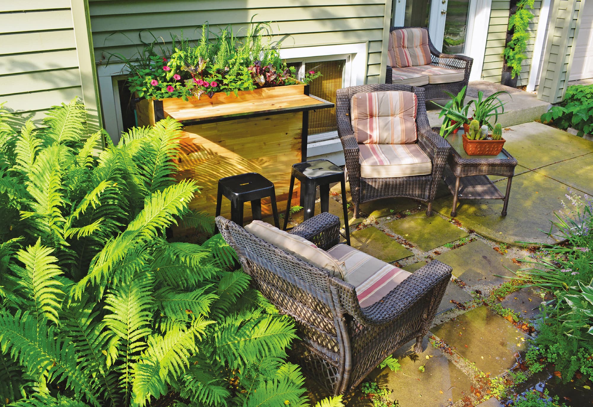 My front patio herbal garden bar view shows how easy it is to creatively - photo 8