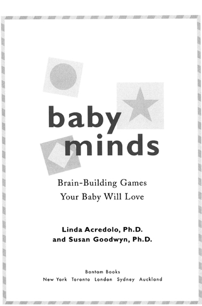 BABY MINDS A Bantam Book July 2000 All rights reserved Copyright 2000 by - photo 2