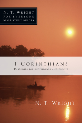 N. T. Wright - 1 Corinthians