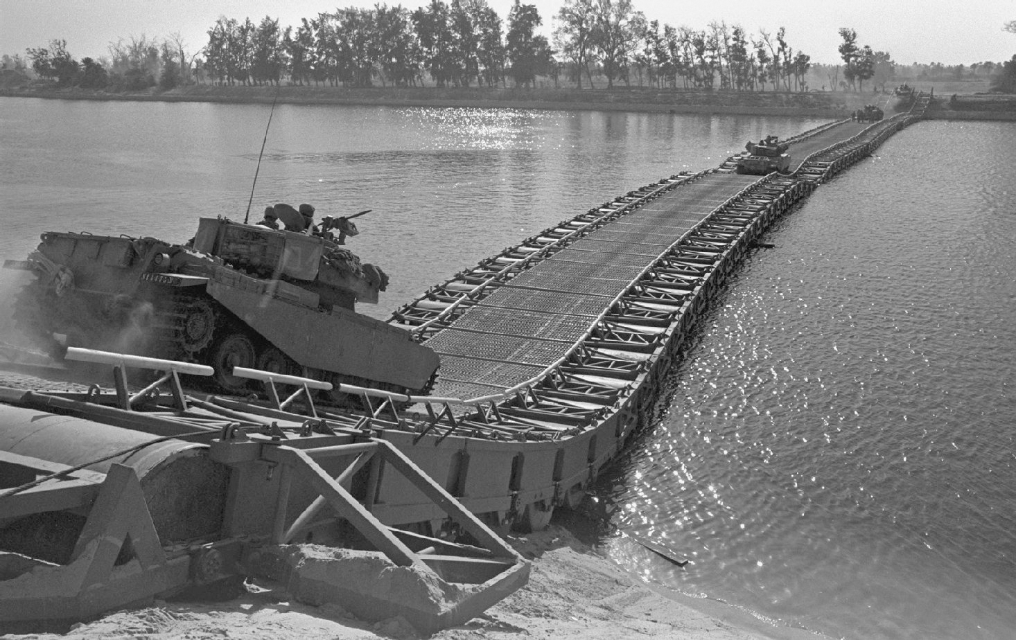 A mobile bridge built by the IDF on the Suez Canal Courtesy of GPO Israel - photo 4