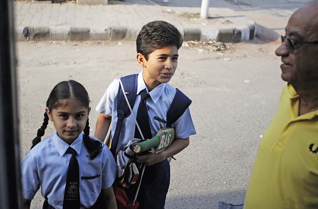 Rajiv says We take the bus to school each morning Our school has over 40 buses - photo 7