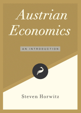 Steven Horwitz - Austrian Economics