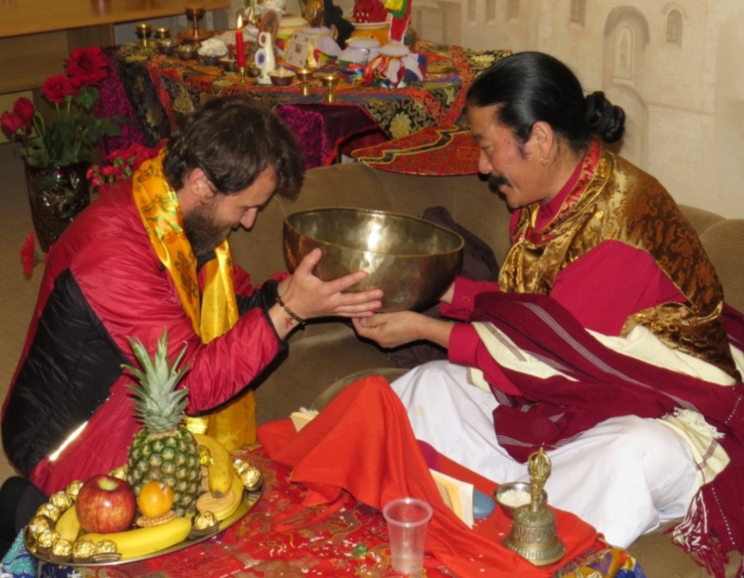 Blessing of the Tibetan singing bowl Viktor Ogui and Lama Pema Rangdrol - photo 6