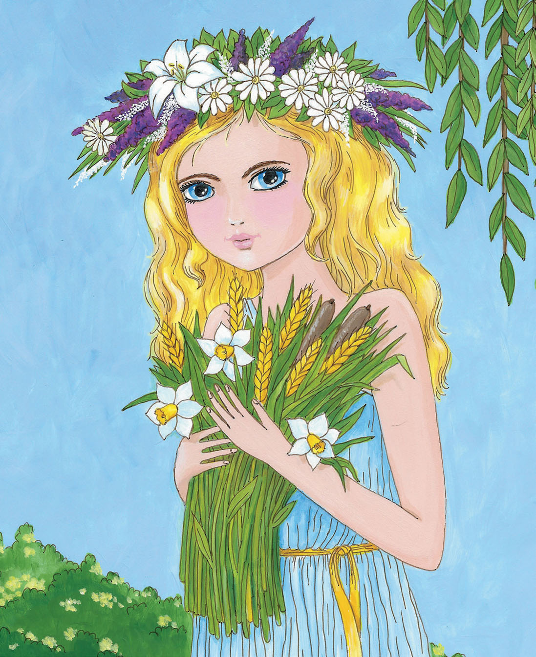 Persephone was the beautiful goddess of spring growth and of the sprouting of - photo 3