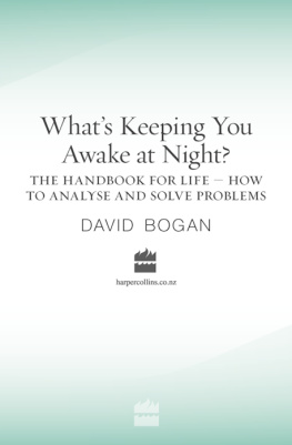 David Bogan Whats Keeping You Awake at Night