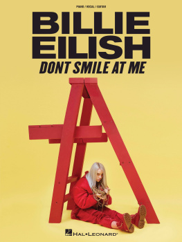 Billie Eilish Billie Eilish--Dont Smile At Me Songbook