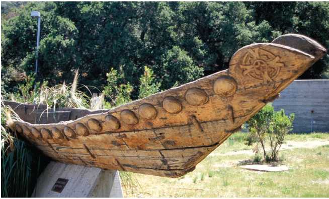 This is a Chumash tomol spirit boat carved with designs that came from dreams - photo 8