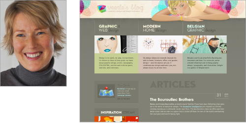 Veerle is a Belgian graphic web designer author of Veerles blog and founder - photo 5