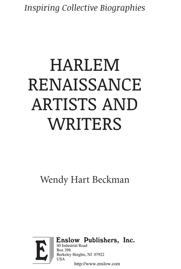 Harlem Renaissance Artists and Writers Harlem New York in the early 1920s and - photo 1