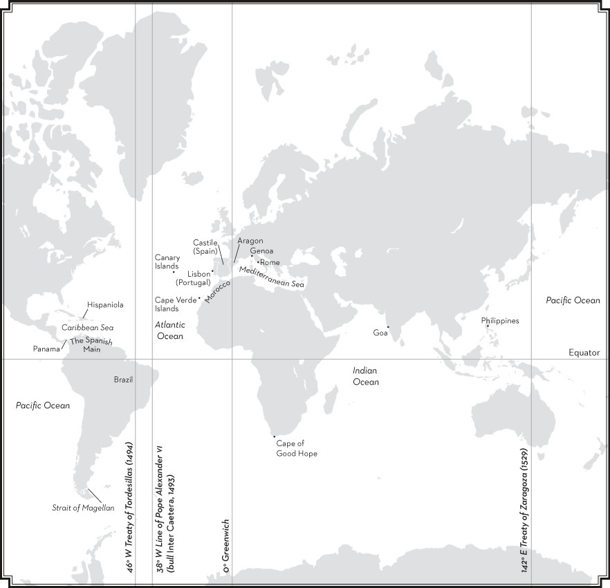 The LINES of DEMARCATION BETWEEN PORTUGAL and SPAIN in the FIFTEENTH and - photo 3