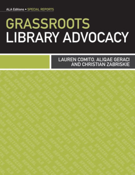 Lauren Comito Grassroots Library Advocacy