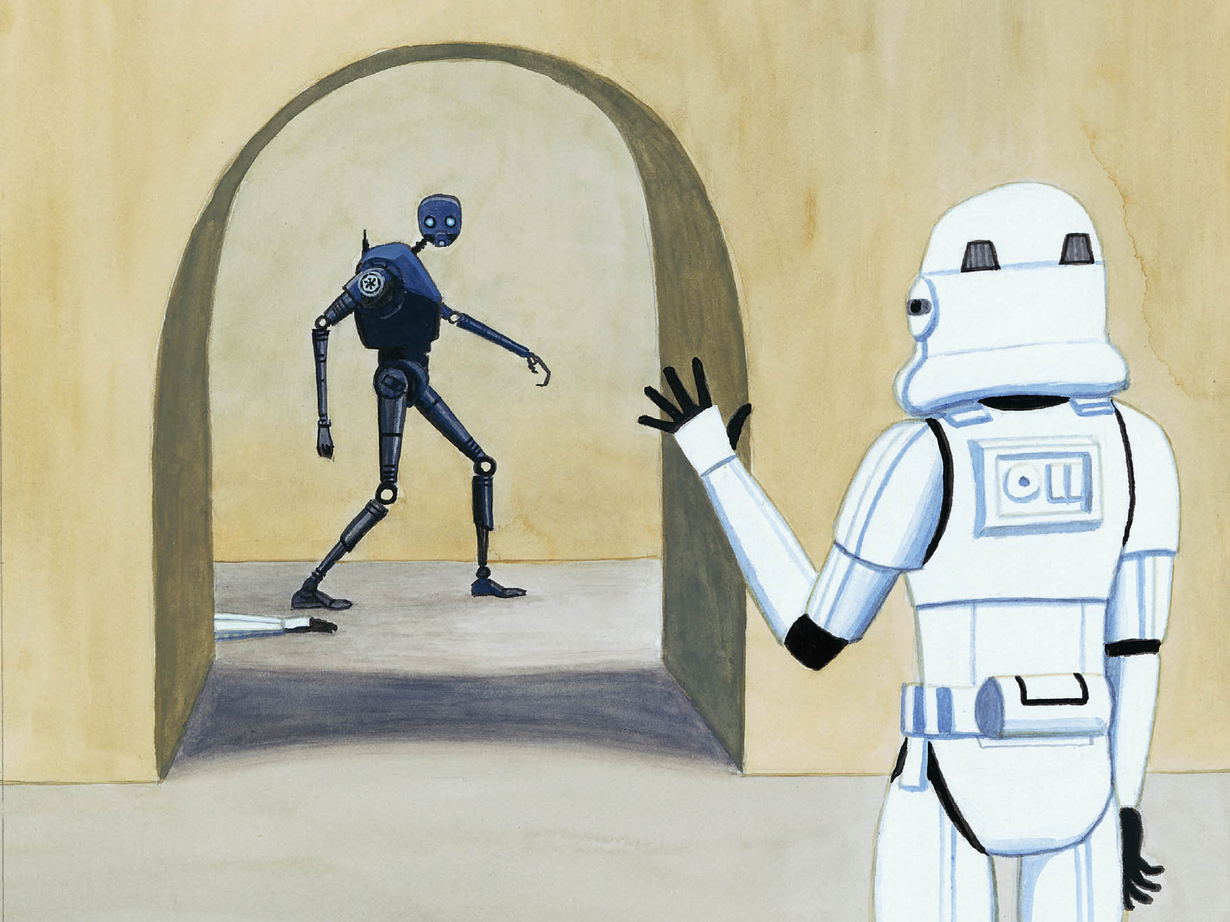 Two stormtroopers think the security droid is on their side One - photo 17