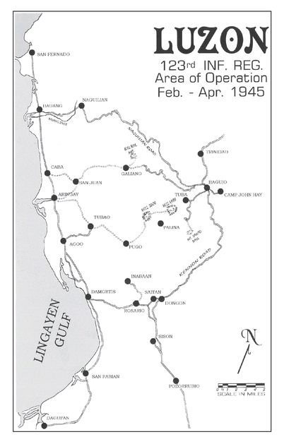 Copy of the map issued to the Connolly Task Force in May 1945 The outpost - photo 4