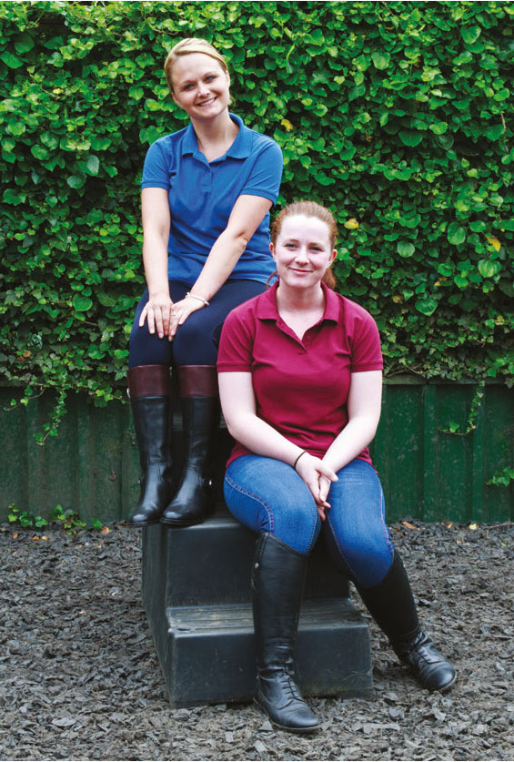 Fay and Christie Without the stunning backdrop of Low Meadows Equestrian - photo 3