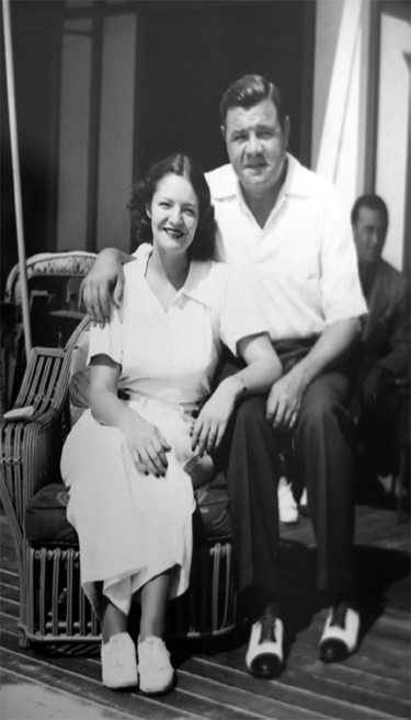 Julia Ruth Stevens daughter of Babe Ruth sitting with her father Courtesy of - photo 3