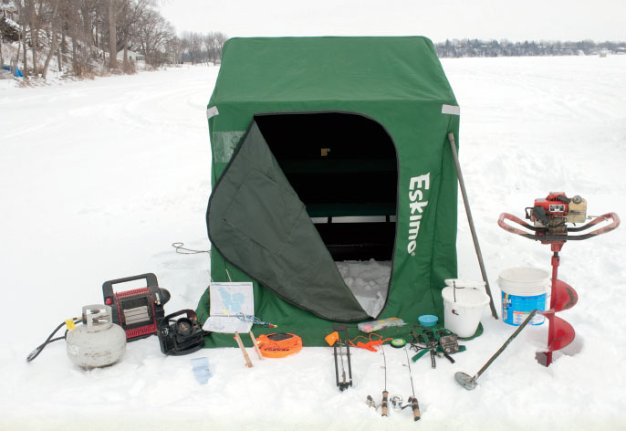 Modern ice fishing has come a long way since then Although fishing during the - photo 4