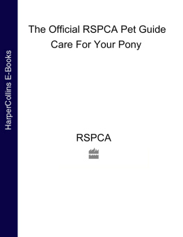 RSPCA - Care for your Pony
