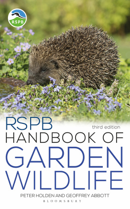 Peter Holden RSPB Handbook of Garden Wildlife