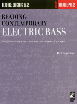 Rich Appleman Reading Contemporary Electric Bass: Guitar Technique