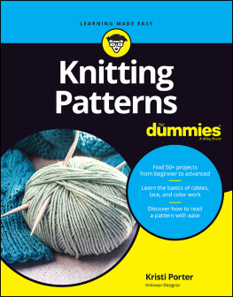 Kristi Porter - Knitting Patterns For Dummies