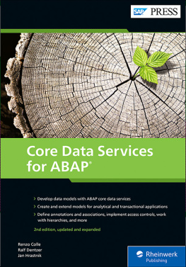 Renzo Colle ABAP CDS: Core Data Services for ABAP