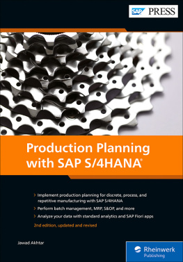 Jawad Akhtar Production Planning with SAP S/4HANA