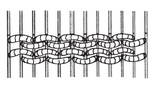 Parallel Stacked Cables WAVE STITCHES Besides wave and trellis stitch - photo 9