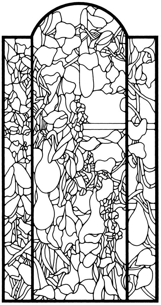 Tiffany glass screen 1902 Pumpkins and Beets a window in the - photo 11