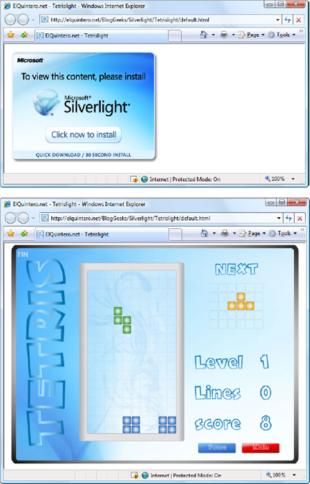 Figure 1 Installing the Silverlight plug-in Note At the time of this - photo 4