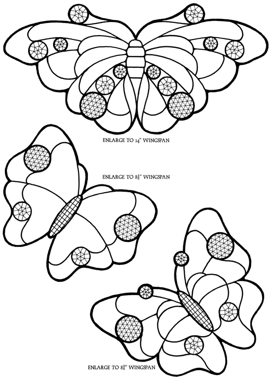 Bevels and Jewels Stained Glass Pattern Book 83 Designs for Workable Projects - photo 12