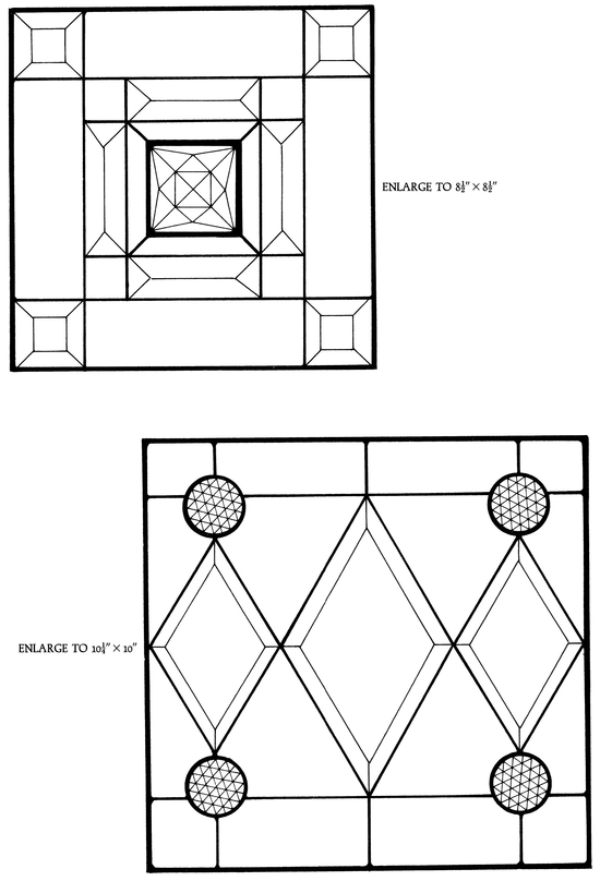 Bevels and Jewels Stained Glass Pattern Book 83 Designs for Workable Projects - photo 15