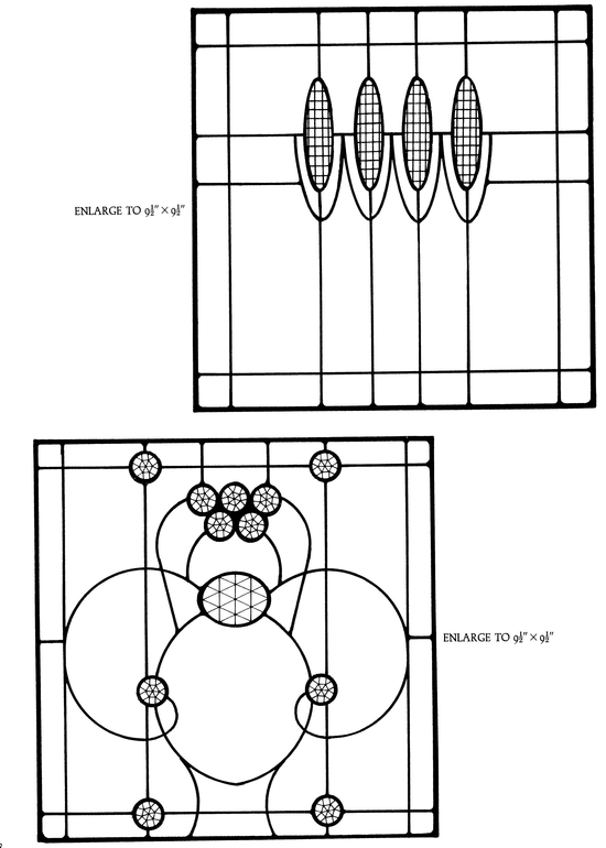 Bevels and Jewels Stained Glass Pattern Book 83 Designs for Workable Projects - photo 26