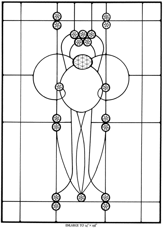 Bevels and Jewels Stained Glass Pattern Book 83 Designs for Workable Projects - photo 32