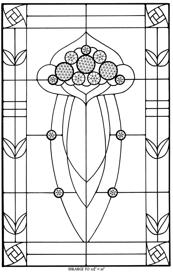 Bevels and Jewels Stained Glass Pattern Book 83 Designs for Workable Projects - photo 33