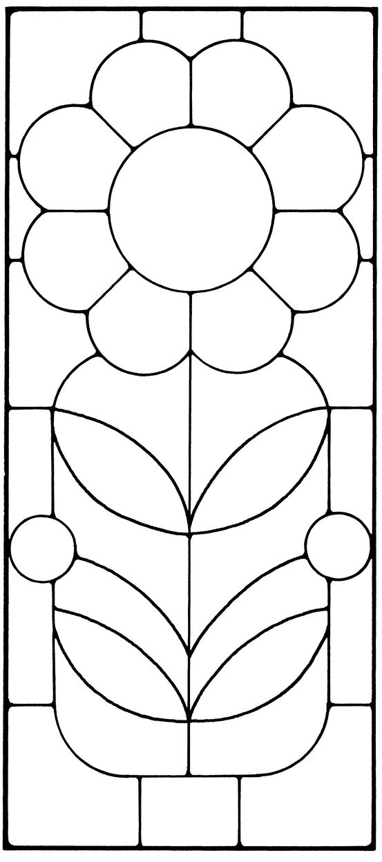 Floral Stained Glass Pattern Book - photo 39