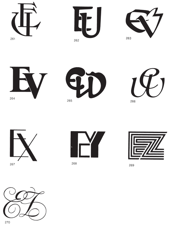 Modern Monograms 1310 Graphic Designs - photo 31