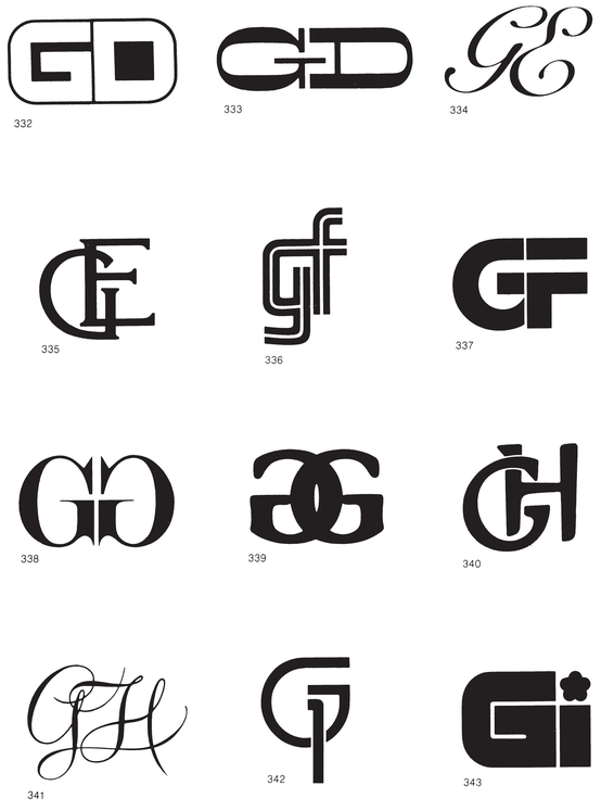 Modern Monograms 1310 Graphic Designs - photo 40