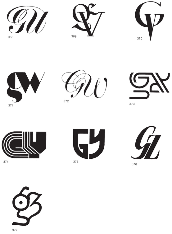 Modern Monograms 1310 Graphic Designs - photo 43