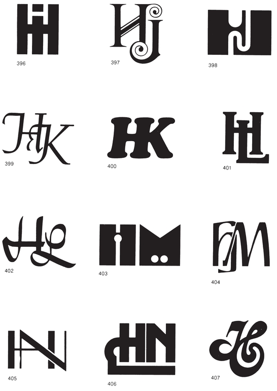 Modern Monograms 1310 Graphic Designs - photo 47