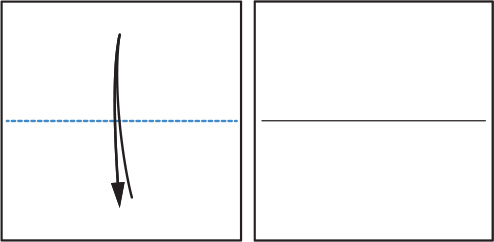 Fold and unfold in order to make a crease Fold from point to point in the - photo 12