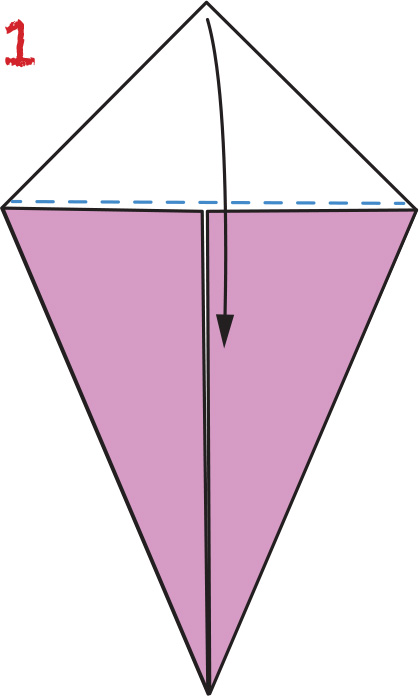 Start with a Kite Base as seen in step 2 of the Christmas Tree Fold the - photo 26