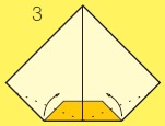 Fold up on the 3 lines so that the bottom edges meet the corners of line 2 - photo 28