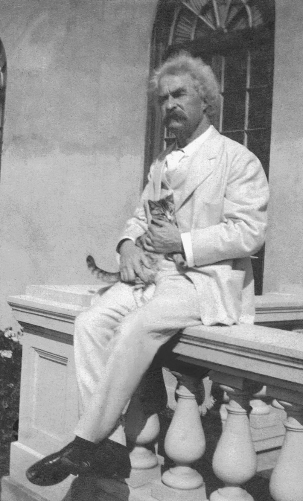 Mark Twain with close friend at his last home Stormfield Photo courtesy - photo 2