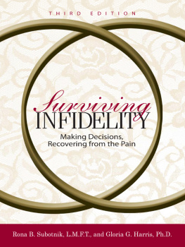 Rona B. Subotnik Surviving Infidelity: Making Decisions, Recovering From the Pain